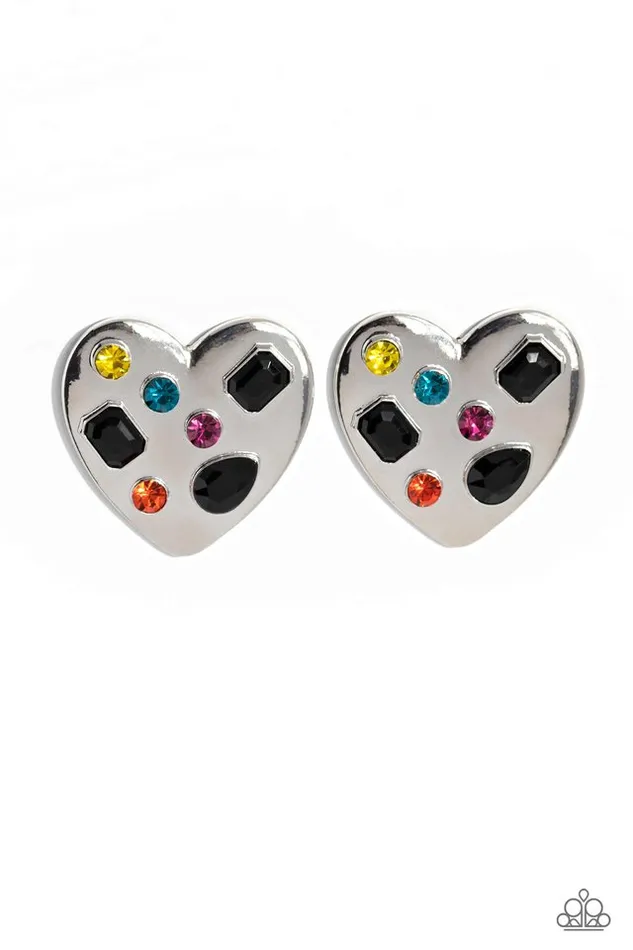 Earrings Paparazzi Jewelry Paparazzi Earring Relationship Ready Black
