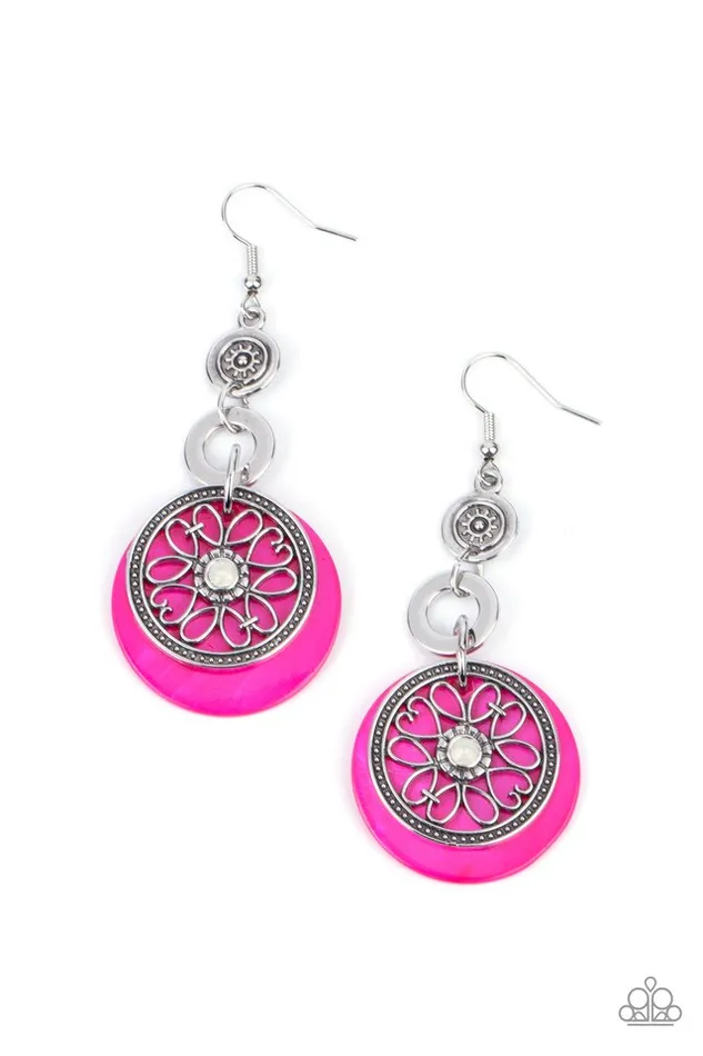 Earrings Paparazzi Jewelry Paparazzi Earring Royal Marina Pink Earrings Paparazzi Jewelry Paparazzi Earring Royal Marina Pink