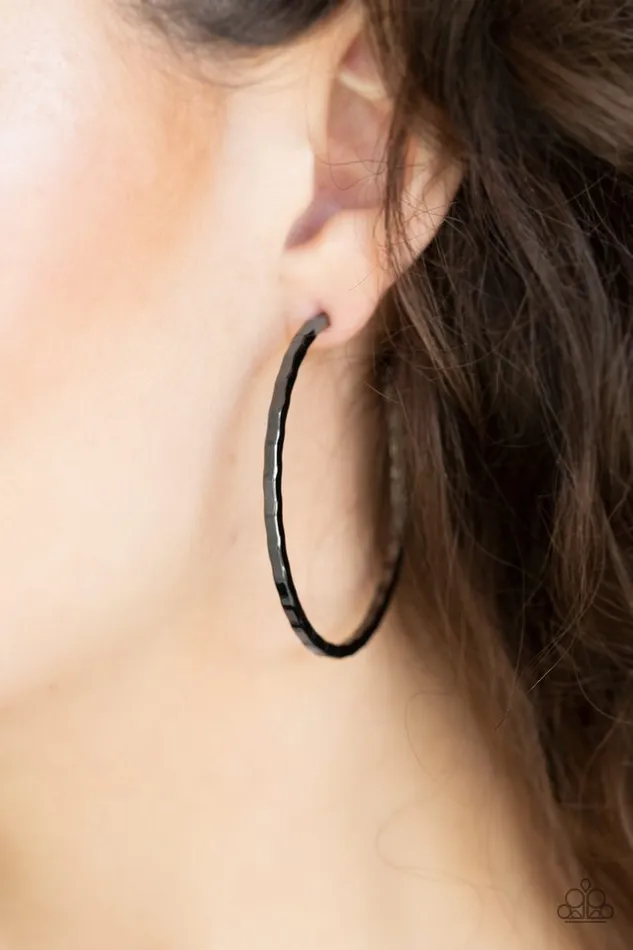 Earrings Paparazzi Jewelry Paparazzi Earring Totally Throwback Black