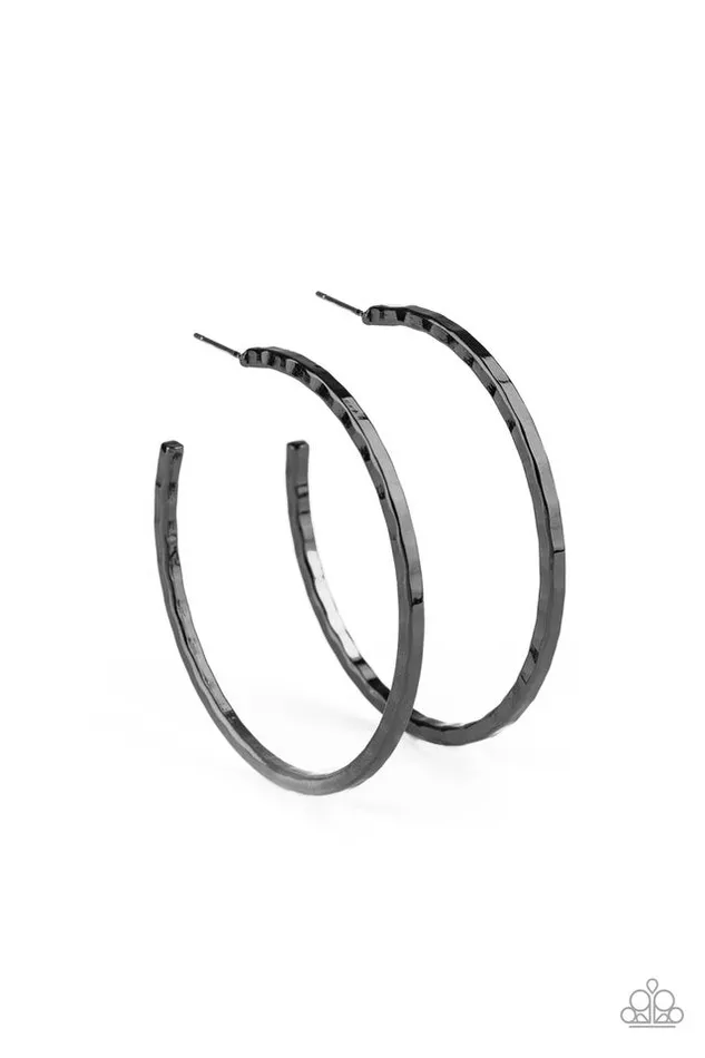 Earrings Paparazzi Jewelry Paparazzi Earring Totally Throwback Black