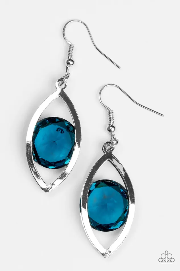 Earrings Paparazzi Jewelry Paparazzi Earring Your Eyes Only Blue