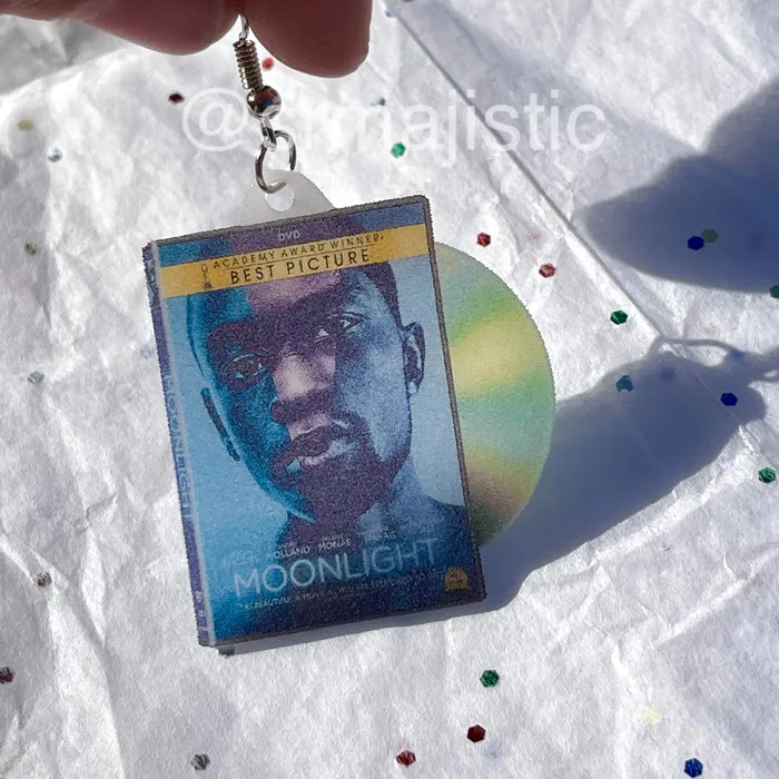 Earrings Sam Makes Things Moonlight 2016 DVD 2D detailed Handmade Earrings