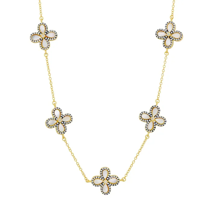 Freida Rothman Necklaces Freida Rothman Blossoming Brilliance Short Necklace
