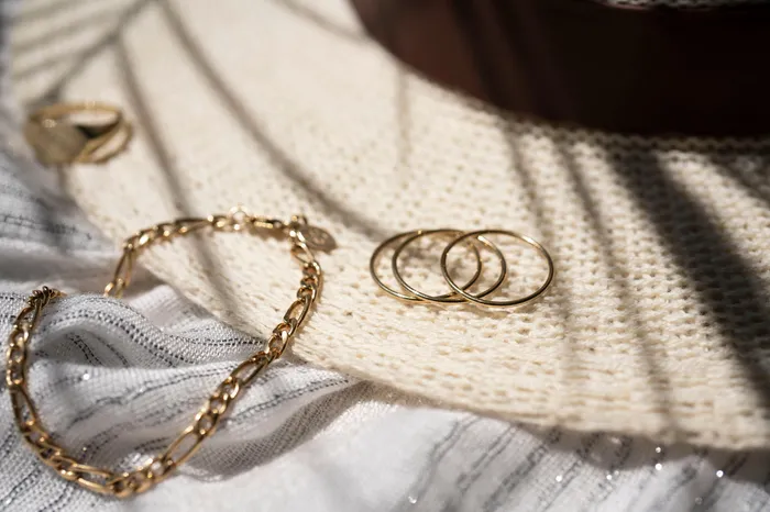 Gold Filled Stackable Ring Set of 3 The Rose Gypsy Rings