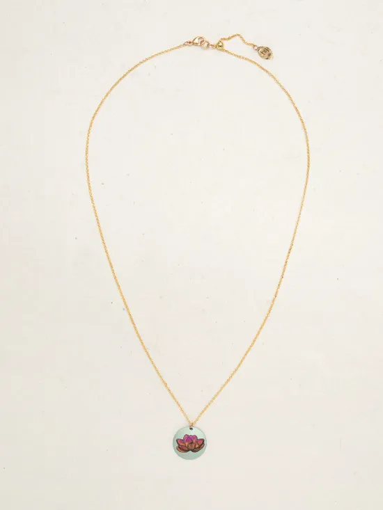 Holly Yashi Necklaces Sacred Lotus Pendant Necklace