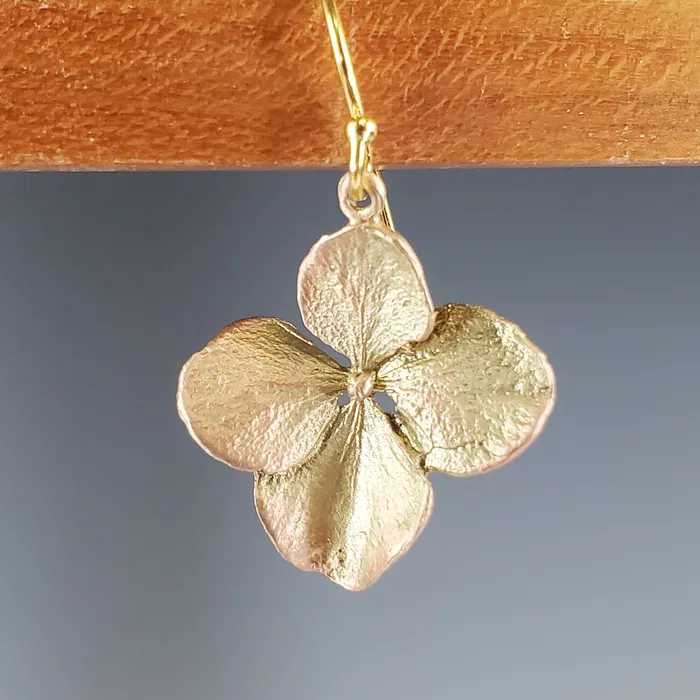 Hydrangea Large Petal Earrings Michael Michaud Earrings