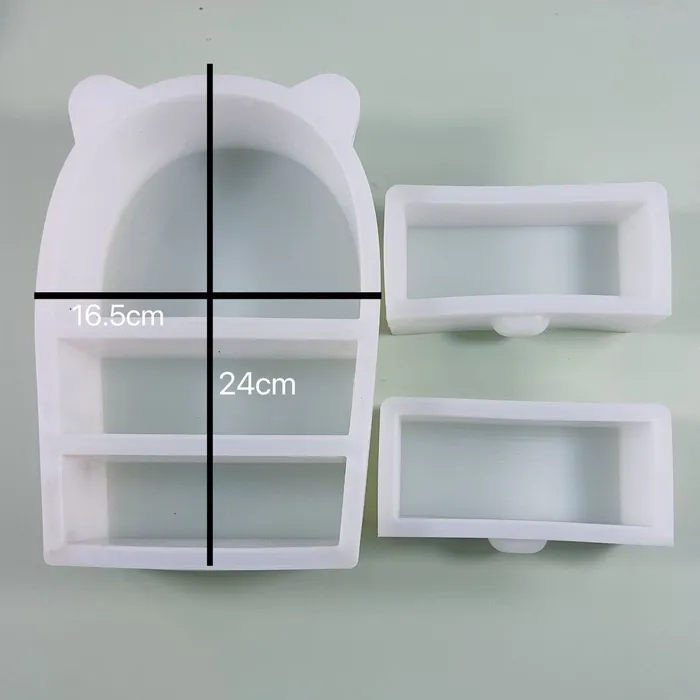 IntoResin Cat Ear Drawer Storage Box Resin Molds Set IntoResin Earrings