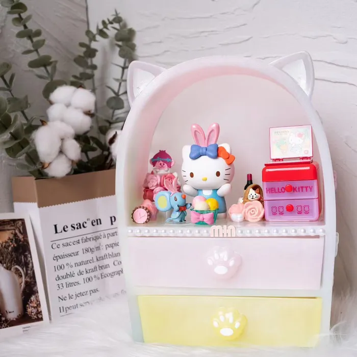 IntoResin Cat Ear Drawer Storage Box Resin Molds Set IntoResin Earrings