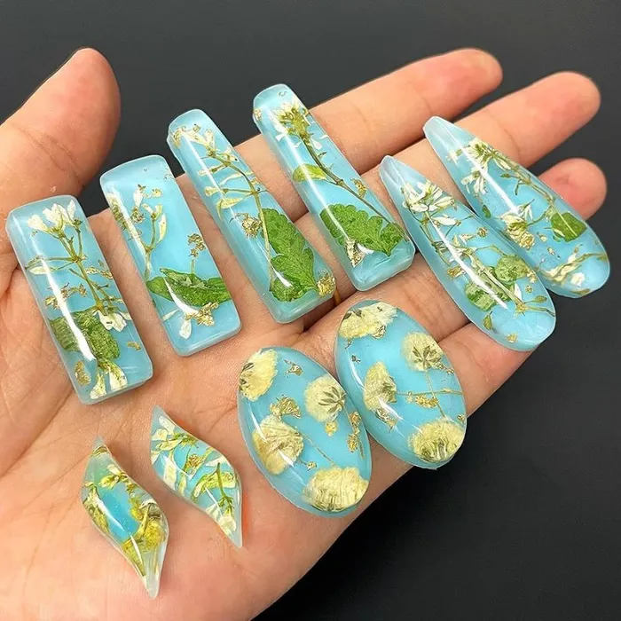 IntoResin Earrings Stud Earrings Silicone Mold with 41 Paired Shapes
