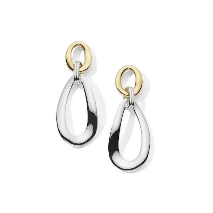 Ippolita Silver and 18K Bonded Gold Chimera Cherish Snowman Earrings on Post Ippolita Earrings Ippolita Silver and 18K Bonded Gold Chimera Cherish Snowman Earrings on Post Ippolita Earrings