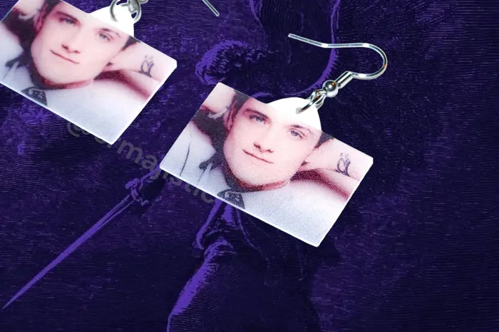 Josh Hutcherson Whistle Meme Handmade Earrings Sam Makes Things Earrings Josh Hutcherson Whistle Meme Handmade Earrings Sam Makes Things Earrings