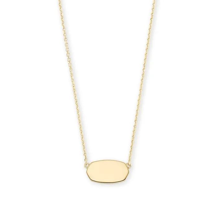 Kendra Scott 18K Yellow Gold Vermeil Elisa Necklace Kendra Scott Necklaces