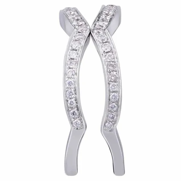 Natural Round Brilliant Diamond Band Set in 18K White Gold 035ct tw Diamond Source NYC Rings Natural Round Brilliant Diamond Band Set in 18K White Gold 035ct tw Diamond Source NYC Rings