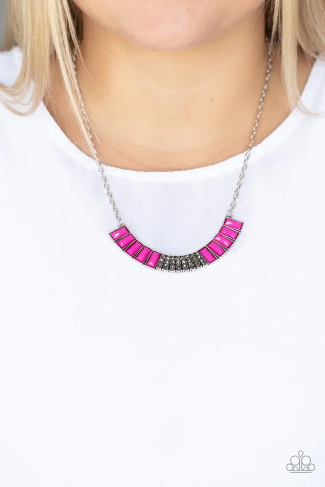 Necklaces Paparazzi Jewelry Paparazzi Necklace Coup de MANE Pink
