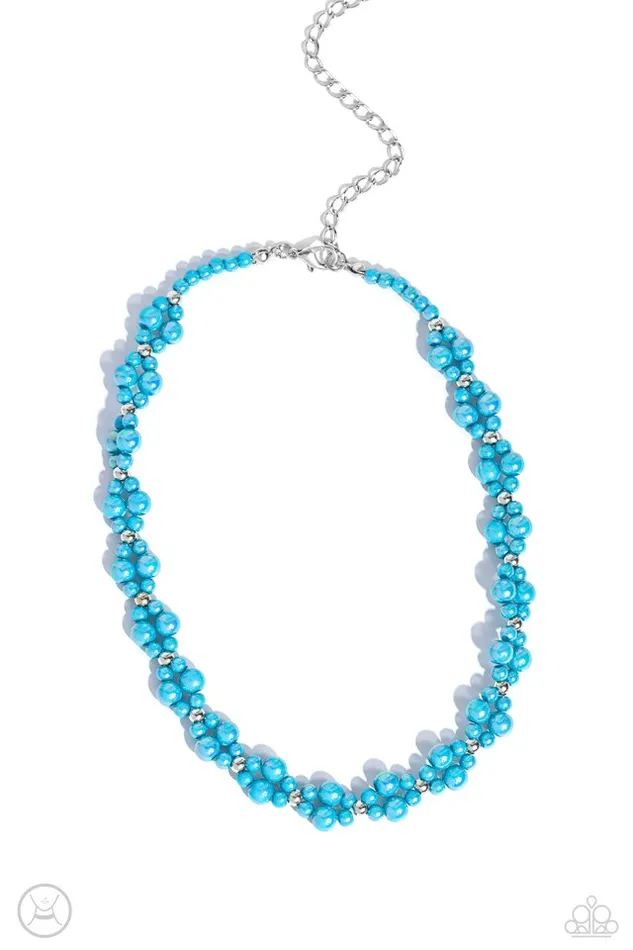 Necklaces Paparazzi Jewelry Paparazzi Necklace Dreamy Duchess Blue Necklaces Paparazzi Jewelry Paparazzi Necklace Dreamy Duchess Blue