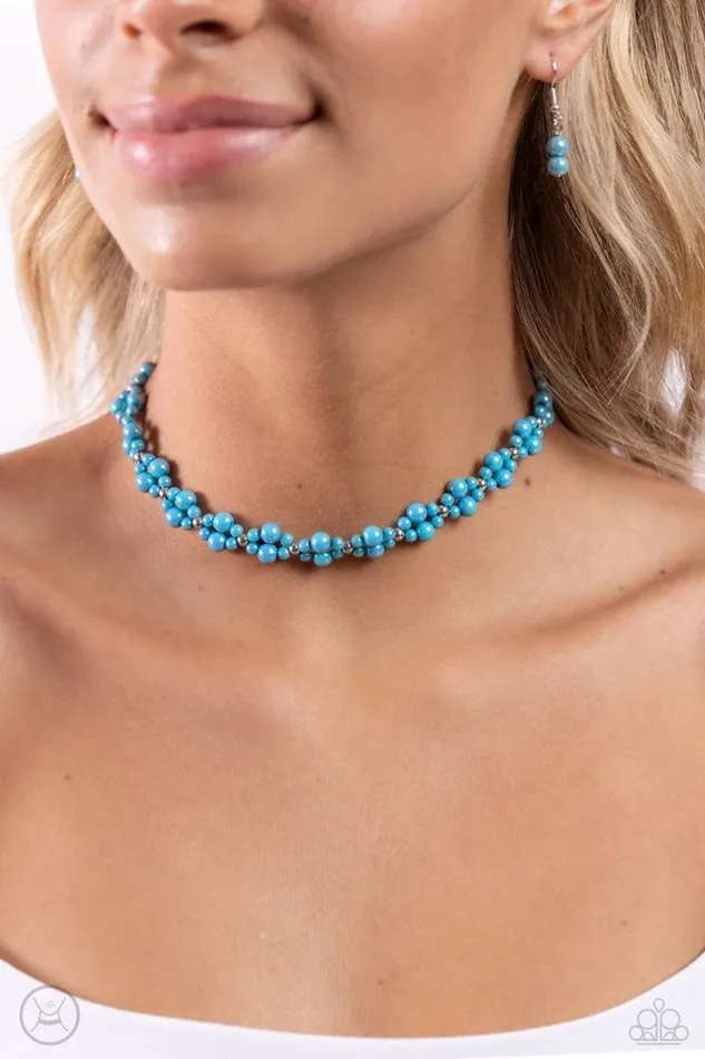 Necklaces Paparazzi Jewelry Paparazzi Necklace Dreamy Duchess Blue Necklaces Paparazzi Jewelry Paparazzi Necklace Dreamy Duchess Blue