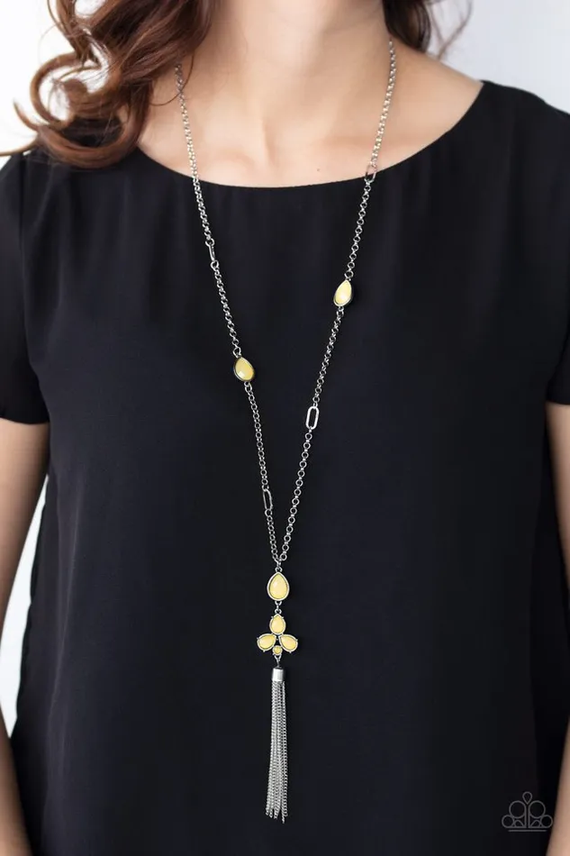 Necklaces Paparazzi Jewelry Paparazzi Necklace Eden Dew Yellow