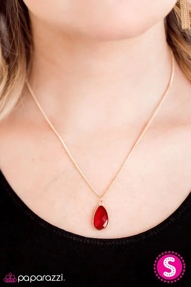 Necklaces Paparazzi Jewelry Paparazzi Necklace Extra Extravagant Red