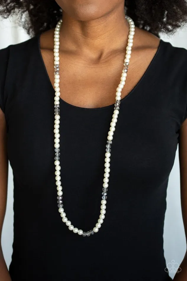 Necklaces Paparazzi Jewelry Paparazzi Necklace Girls Have More FUNDS White