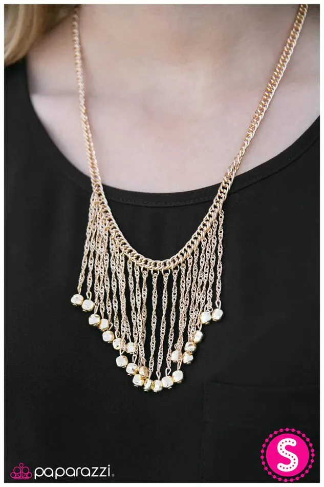 Necklaces Paparazzi Jewelry Paparazzi Necklace Hey Jealousy Gold