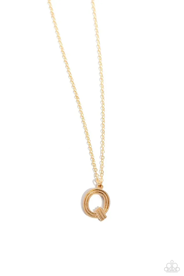 Necklaces Paparazzi Jewelry Paparazzi Necklace Leave Your Initials Gold Q Necklaces Paparazzi Jewelry Paparazzi Necklace Leave Your Initials Gold Q