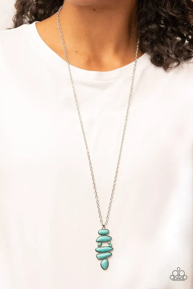 Necklaces Paparazzi Jewelry Paparazzi Necklace Mojave Mountaineer Blue Necklaces Paparazzi Jewelry Paparazzi Necklace Mojave Mountaineer Blue