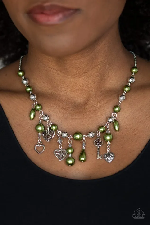 Necklaces Paparazzi Jewelry Paparazzi Necklace Renaissance Romance Green