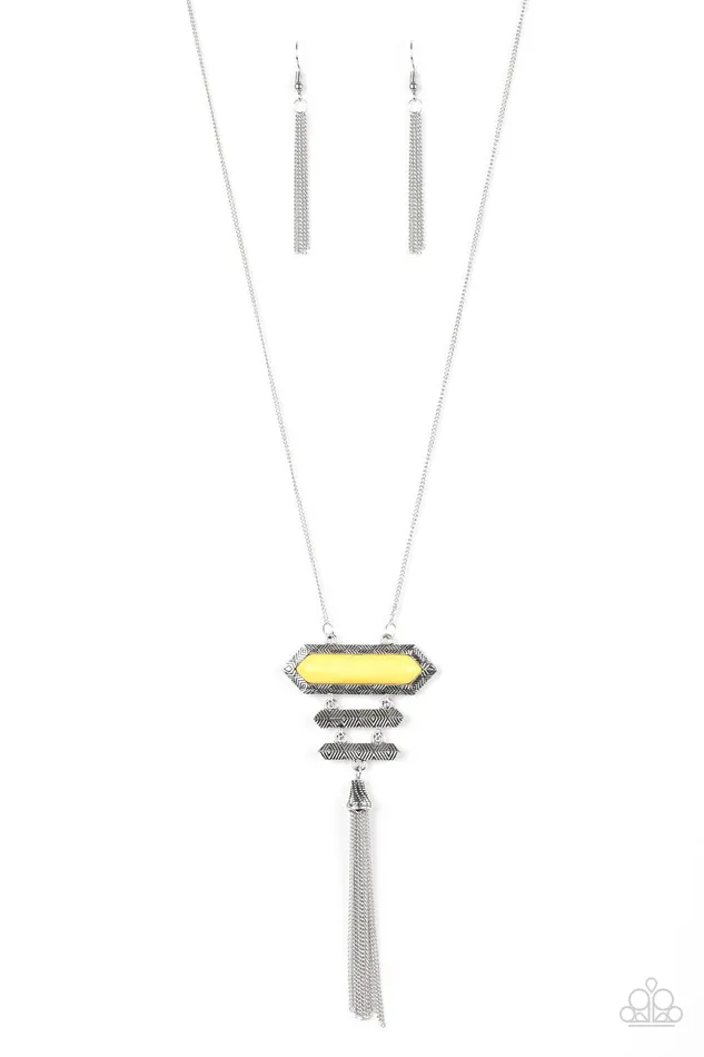Necklaces Paparazzi Jewelry Paparazzi Necklace Rio Rendezvous Yellow