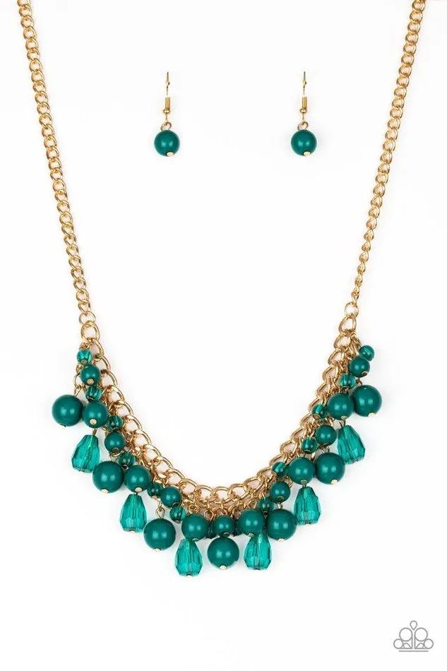 Necklaces Paparazzi Jewelry Paparazzi Necklace Tour de Trendsetter Green