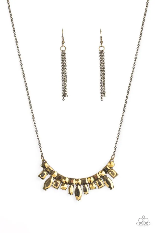 Necklaces Paparazzi Jewelry Paparazzi Necklace Wish Upon a ROCK STAR Brass Necklaces Paparazzi Jewelry Paparazzi Necklace Wish Upon a ROCK STAR Brass