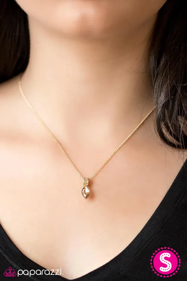 Necklaces Paparazzi Necklace As Soon As POSHible Gold Paparazzi Jewelry