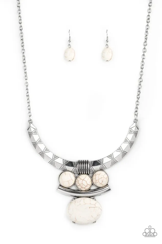 Necklaces Paparazzi Necklace Commander In CHIEFETTE White Paparazzi Jewelry Necklaces Paparazzi Necklace Commander In CHIEFETTE White Paparazzi Jewelry
