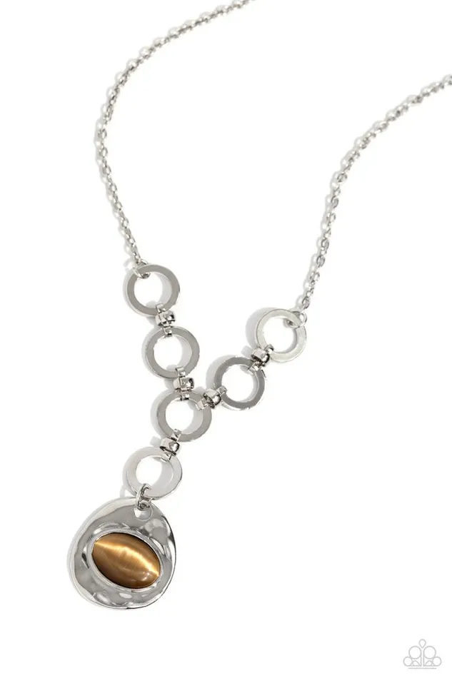 Necklaces Paparazzi Necklace Get OVAL It Brown Paparazzi Jewelry Necklaces Paparazzi Necklace Get OVAL It Brown Paparazzi Jewelry
