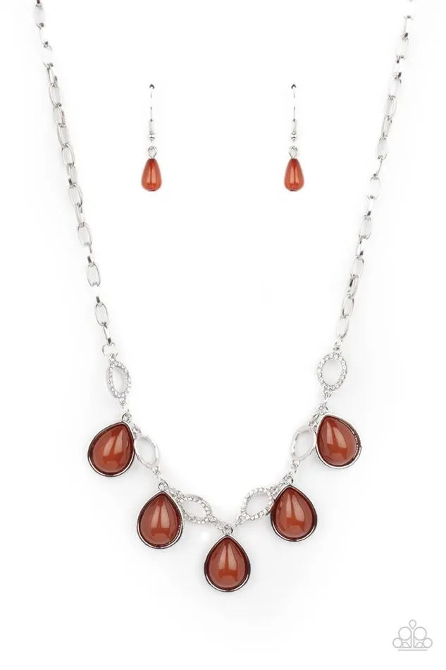 Necklaces Paparazzi Necklace Majestically Mystic Brown Paparazzi Jewelry Necklaces Paparazzi Necklace Majestically Mystic Brown Paparazzi Jewelry