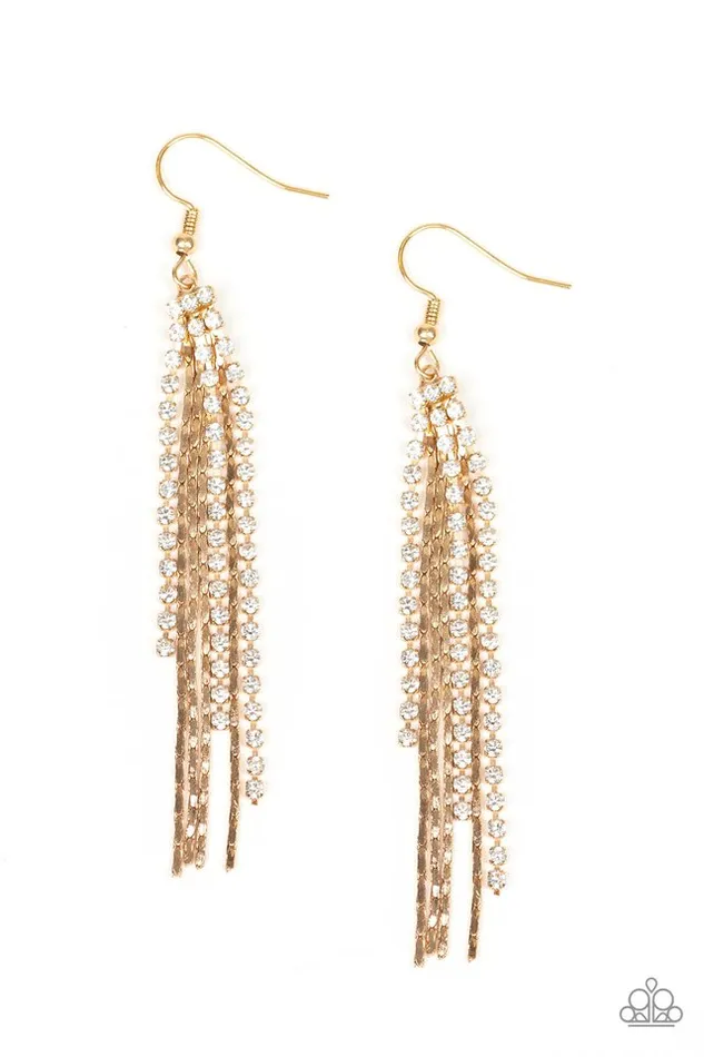 Paparazzi Earring Red Carpet Bombshell Gold Paparazzi Jewelry Earrings Paparazzi Earring Red Carpet Bombshell Gold Paparazzi Jewelry Earrings