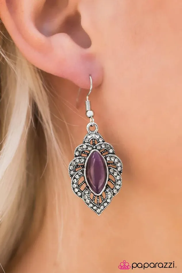 Paparazzi Earring Show Girls Purple Paparazzi Jewelry Earrings