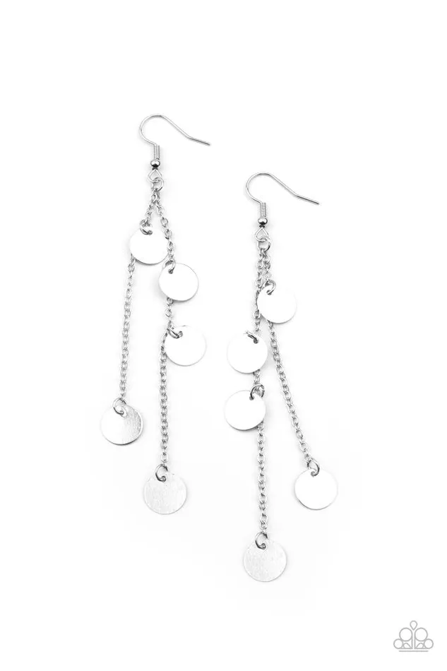 Paparazzi Earring Take A Good Look Silver Paparazzi Jewelry Earrings Paparazzi Earring Take A Good Look Silver Paparazzi Jewelry Earrings