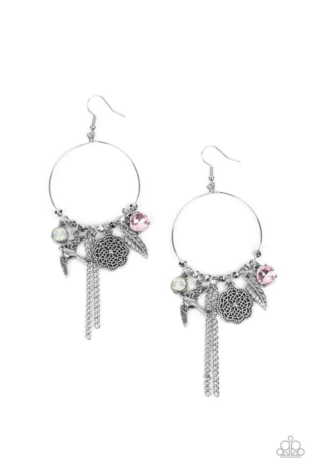 Paparazzi Earring TWEET Dreams Pink Paparazzi Jewelry Earrings Paparazzi Earring TWEET Dreams Pink Paparazzi Jewelry Earrings