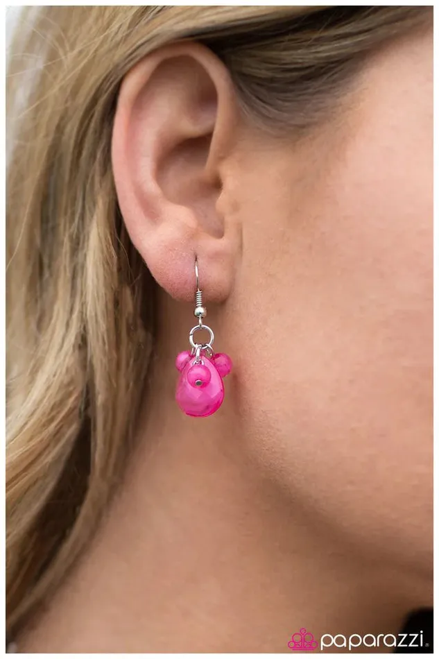 Paparazzi Jewelry Earrings Paparazzi Earring A Secret Wish Pink