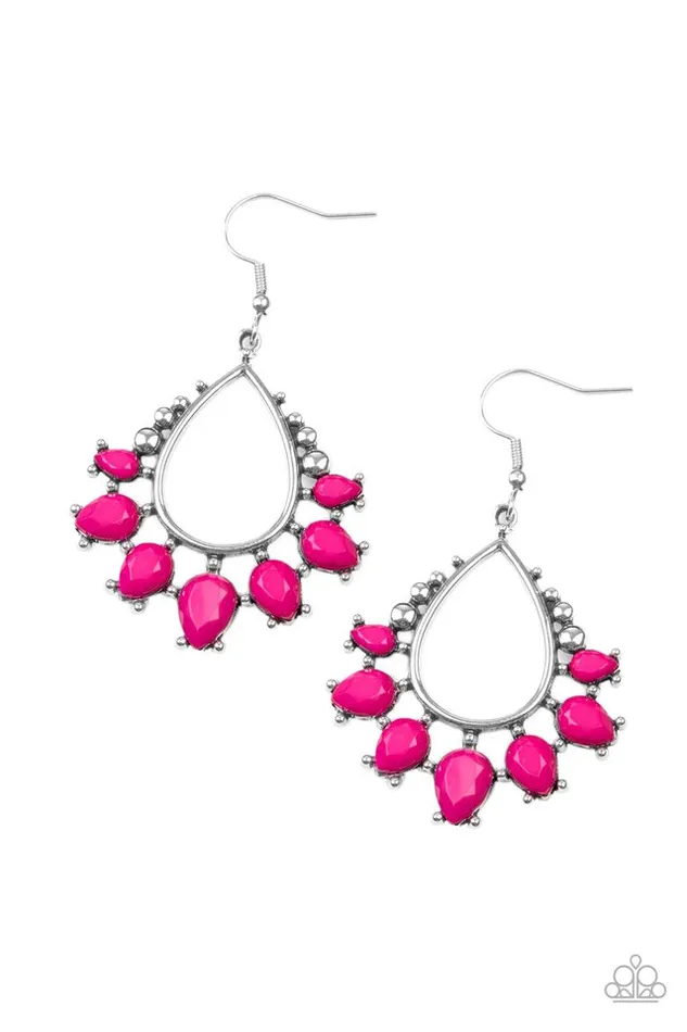 Paparazzi Jewelry Earrings Paparazzi Earring Flamboyant Ferocity Pink Paparazzi Jewelry Earrings Paparazzi Earring Flamboyant Ferocity Pink