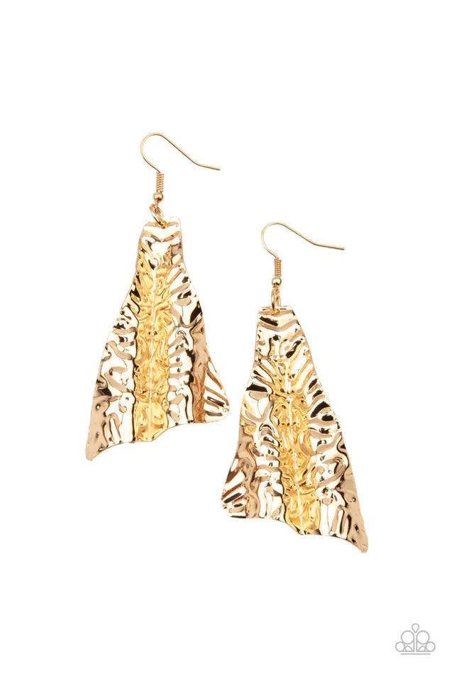 Paparazzi Jewelry Earrings Paparazzi Earring How FLARE You Gold Paparazzi Jewelry Earrings Paparazzi Earring How FLARE You Gold