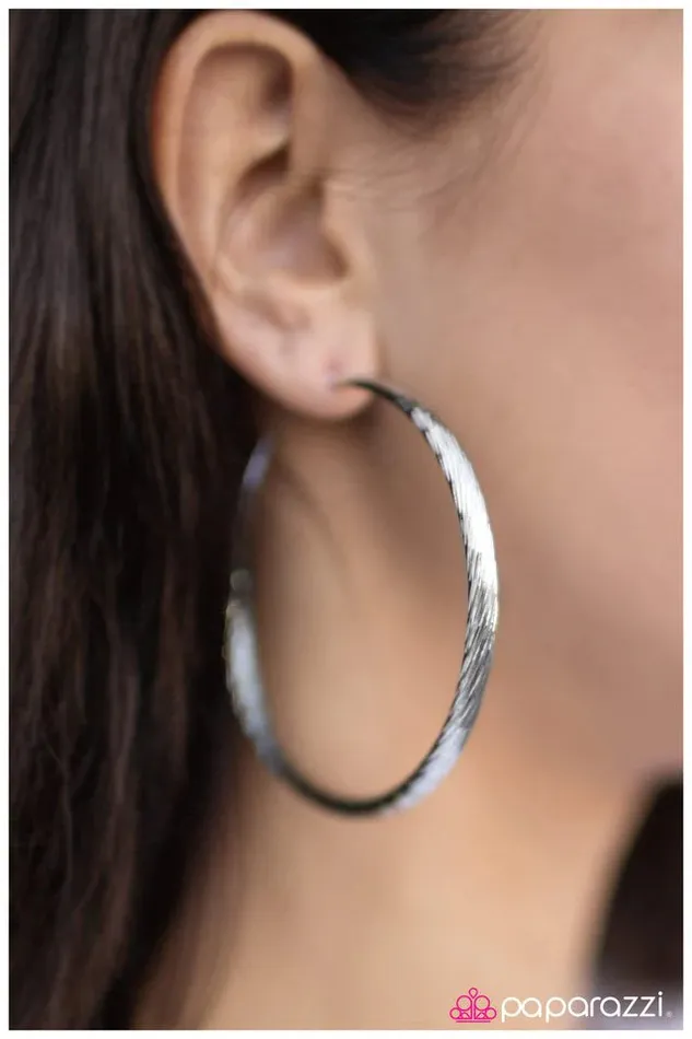 Paparazzi Jewelry Earrings Paparazzi Earring Lightning Fast Silver
