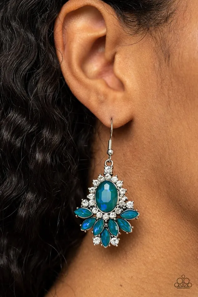 Paparazzi Jewelry Earrings Paparazzi Earring Magic Spell Sparkle Green