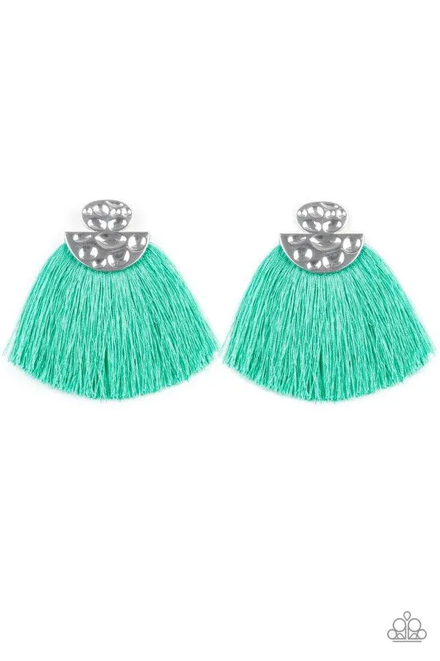 Paparazzi Jewelry Earrings Paparazzi Earring Make Some PLUME Green