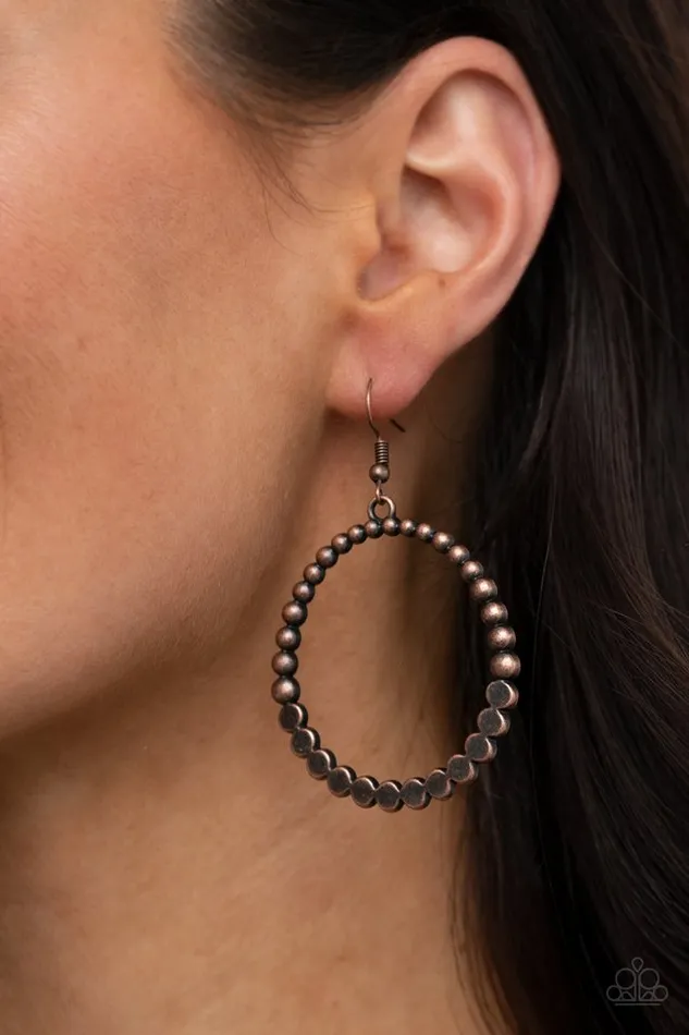 Paparazzi Jewelry Earrings Paparazzi Earring Rustic Society Copper