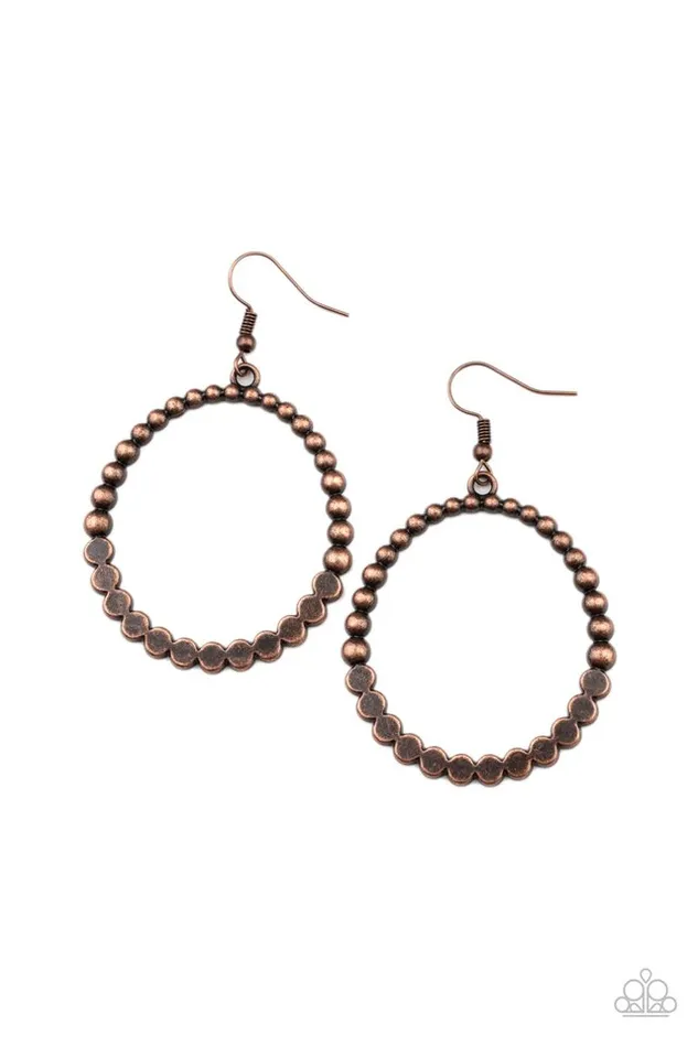Paparazzi Jewelry Earrings Paparazzi Earring Rustic Society Copper Paparazzi Jewelry Earrings Paparazzi Earring Rustic Society Copper