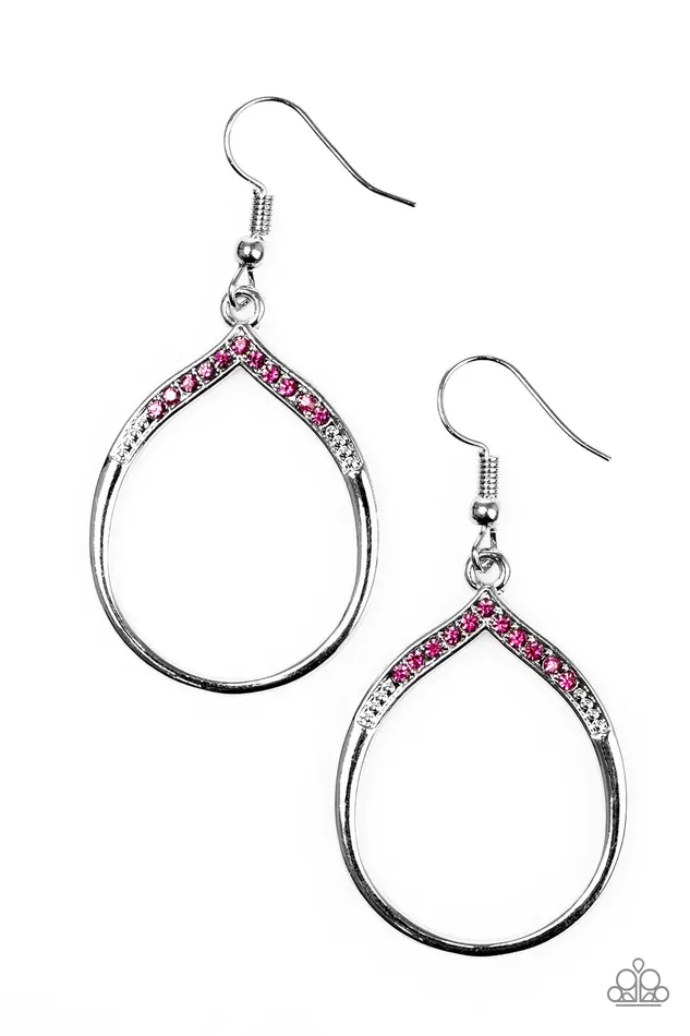 Paparazzi Jewelry Earrings Paparazzi Earring Sparkling Lights Pink