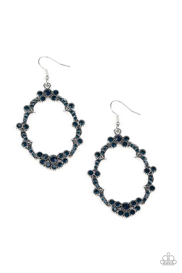 Paparazzi Jewelry Earrings Paparazzi Earring Sparkly Status Blue Paparazzi Jewelry Earrings Paparazzi Earring Sparkly Status Blue