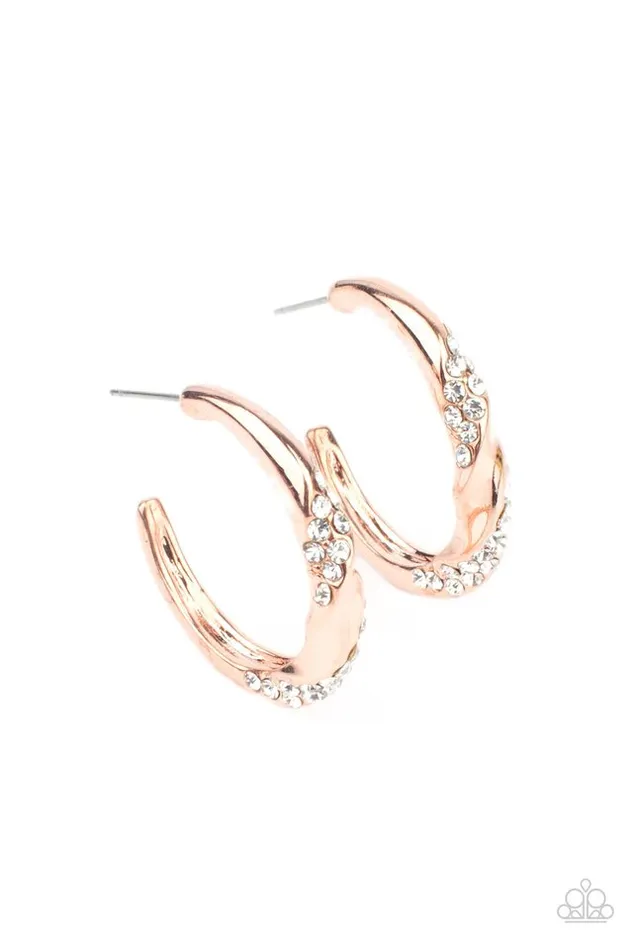 Paparazzi Jewelry Earrings Paparazzi Earring Subliminal Shimmer Copper Paparazzi Jewelry Earrings Paparazzi Earring Subliminal Shimmer Copper