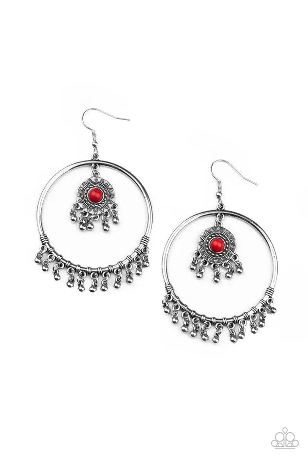 Paparazzi Jewelry Earrings Paparazzi Earring Sunny Equinox Red Paparazzi Jewelry Earrings Paparazzi Earring Sunny Equinox Red